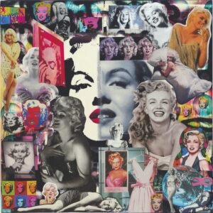 SERIE MARILYN - COLLAGES SUR TOILES